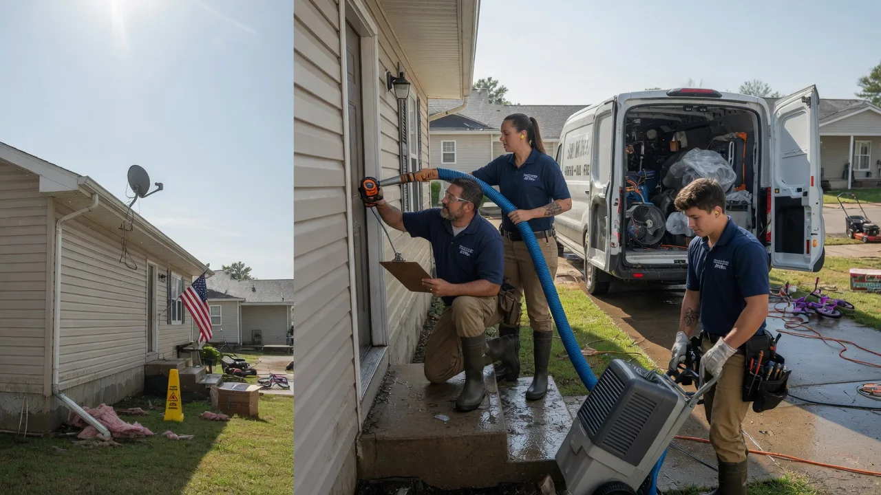 Ceiling Water Damage Restoration in New Haven, MO near me
